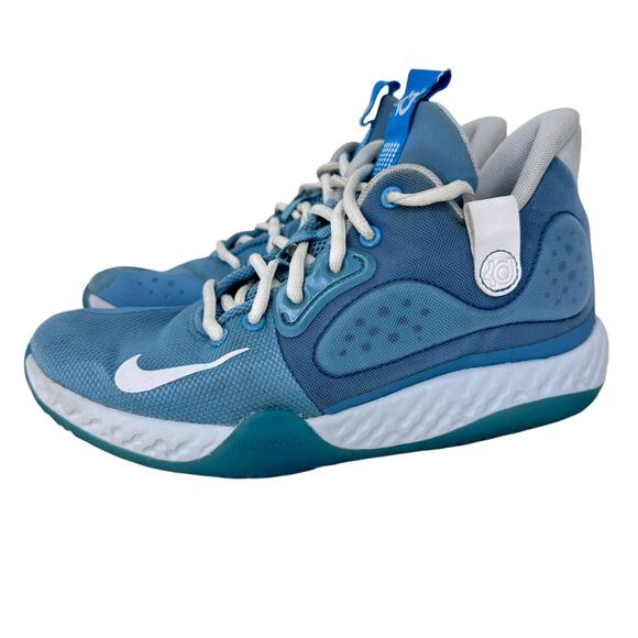 Nike Kd Trey 5 VII Cerulean Basketball Shoes Mens Size 5 Blue Lace Up AT1200-001 - Picture 2 of 9